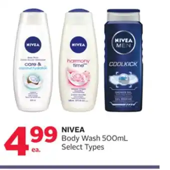 Rexall NIVEA Body Wash offer