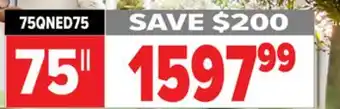 2001 Audio Video LG 75 QNED75 Series 4K TV offer