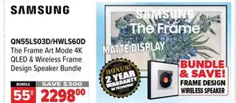 2001 Audio Video Samsung 55 The Frame offer