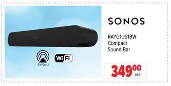 2001 Audio Video Sonos Compact Sound Bar offer