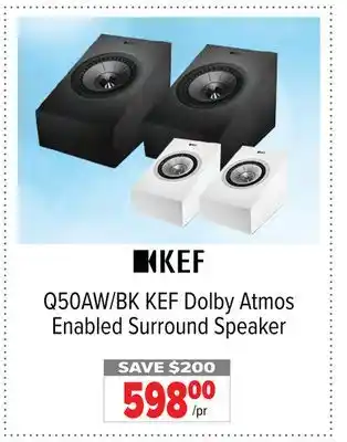 2001 Audio Video KEF Dolby Atmos Enabled Surround Speaker offer