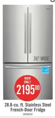 The Brick Frigidaire Gallery 28.8 Cu. Ft. French-Door Refrigerator - GRFN2853AF offer