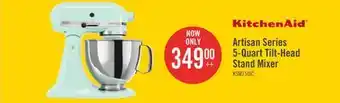The Brick KitchenAid Artisan Series 5-Quart Tilt-Head Stand Mixer - KSM150PSIC offer
