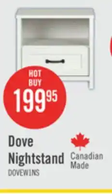 The Brick Dove Nightstand offer