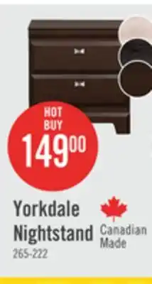 The Brick Yorkdale Nightstand - Brown offer