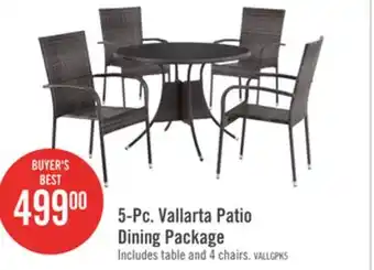 The Brick Vallarta 5-Piece Patio Package offer