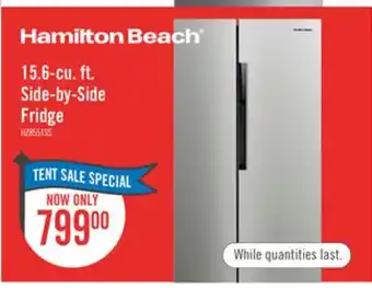 The Brick Hamilton Beach 15.6 Cu. Ft. Side-by-Side Refrigerator - HZ8551 offer