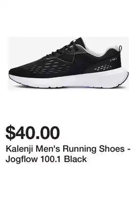 Decathlon Kalenji Men's Running Shoes - Jogflow 100.1 Black offer