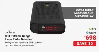 Visions Electronics Radenso DS1 Extreme Range Laser Radar Detector offer