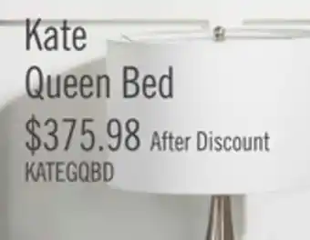 The Brick Kate Queen Bed - Grey offer