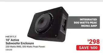 Visions Electronics 10 Active Subwoofer Enclosure offer