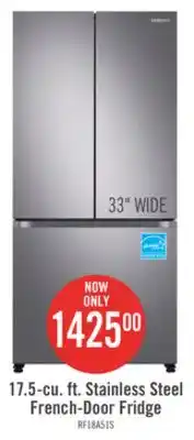 The Brick Samsung 17.5 Cu. Ft. French-Door Refrigerator - RF18A5101SR/AA offer