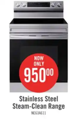 The Brick Samsung 6.3 Cu. Ft. Freestanding Electric Range with Wi-Fi - NE63A6111SS/AC offer