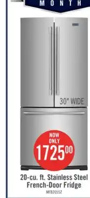 The Brick Maytag 20 Cu. Ft. French-Door Refrigerator MFB2055FRZ offer