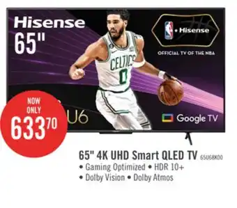 The Brick Hisense 65 4K ULED Quantum Dot Google TV offer