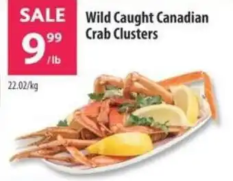 Co-op Wild Caught Canadian Crab Clusters offer