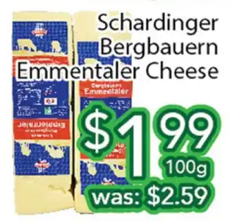 Ample Food Market Schardinger Bergbauern Emmentaler Cheese offer