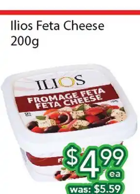 Ample Food Market Ilios Feta Cheese offer