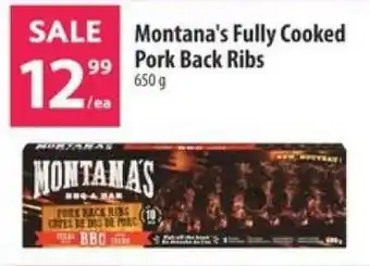Co-op Montana's Fully Cooked Pork Back Ribs offer