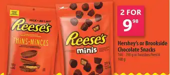 Co-op Hershey's or Brookside Chocolate Snacks offer