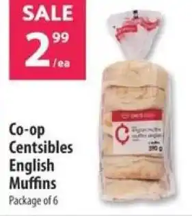 Co-op Co-op Centsibles English Muffins offer