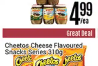 Nations Fresh Foods CHEETOS CHEESE FLAVORED SNACKS SERIES 310g offer