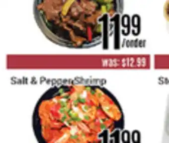 Nations Fresh Foods Salt & Pepper Shrimp offer