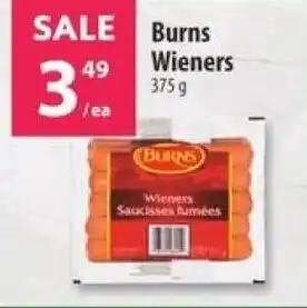 Co-op Burns Wieners 375 g offer