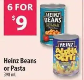 Co-op Heinz Beans or Pasta 398 ml offer