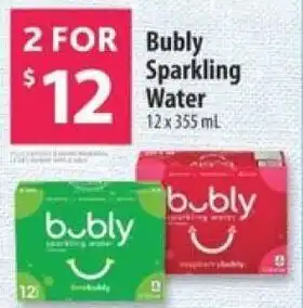 Co-op Bubly Sparkling Water offer