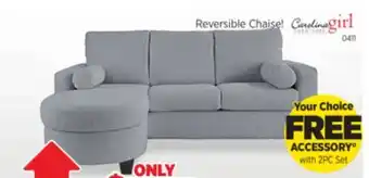 Surplus Furniture Teddy Nickel 2Pc Sectional offer