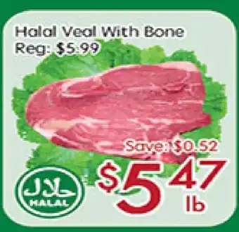 Sunny Food Mart Halal Veal With Bone offer