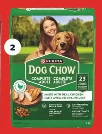 Real Canadian Superstore Purina Dog or Puppy Chow dry dog food offer