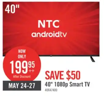 The Brick NTC 40 1080p HD Smart Android TV offer