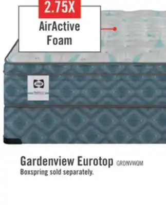 The Brick Sealy Posturepedic Luxury Crown Jewel Resort Gardenview Eurotop Queen Mattress offer