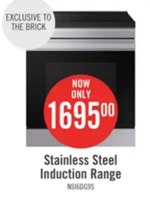 The Brick Samsung Bespoke 6.3 Cu. Ft. 1 Series Smart Induction Range - NSI6DG9100SRAC offer