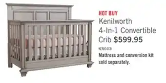 The Brick Kenilworth 4-in-1 Convertible Crib offer