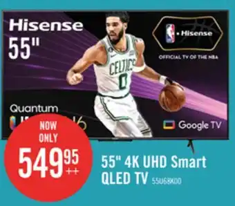 The Brick Hisense 55 4K ULED Quantum Dot Google TV offer