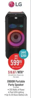 The Brick LG XBOOM XL7S Portable Bluetooth Speaker offer