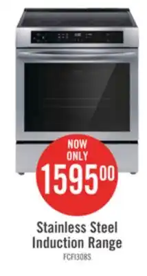 The Brick Frigidaire 5.3 Cu. Ft. Induction Range with Convection Bake - FCFI308CAS offer