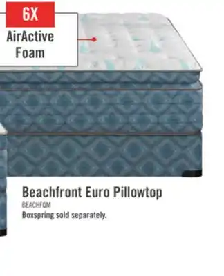 The Brick Sealy Posturepedic Luxury Crown Jewel Resort Beachfront Euro Pillowtop Queen Mattress offer