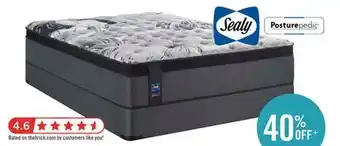 The Brick Sealy Posturepedic Sunderland Eurotop Queen Mattress offer