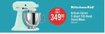 The Brick KitchenAid Artisan Series 5-Quart Tilt-Head Stand Mixer - KSM150PSIC offer