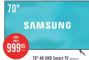 The Brick Samsung 70 CU7000 4K Crystal UHD TV offer