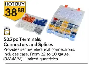 Princess Auto 505 pc Terminals, Connectors and Splices offer