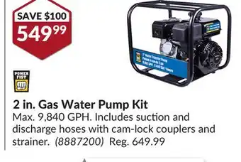 Princess Auto 2 in. Gas Water Pump Kit offer