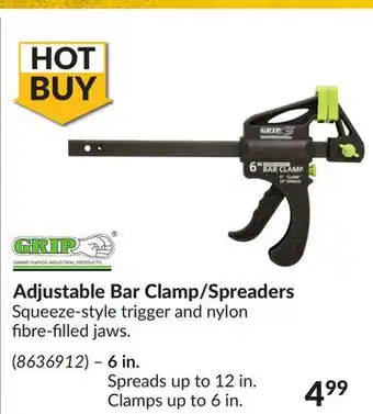 Princess Auto Adjustable Bar Clamp/Spreaders offer