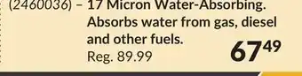 Princess Auto 3/4 in. Fuel Filter Assemblies offer