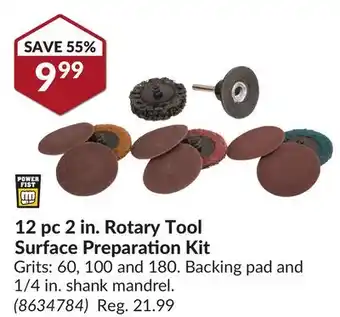 Princess Auto 12 pc 2 in. Rotary Tool Surface Preparation Kit offer