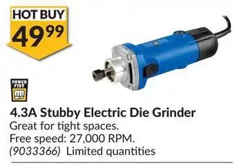 Princess Auto Stubby Electric Die Grinder offer